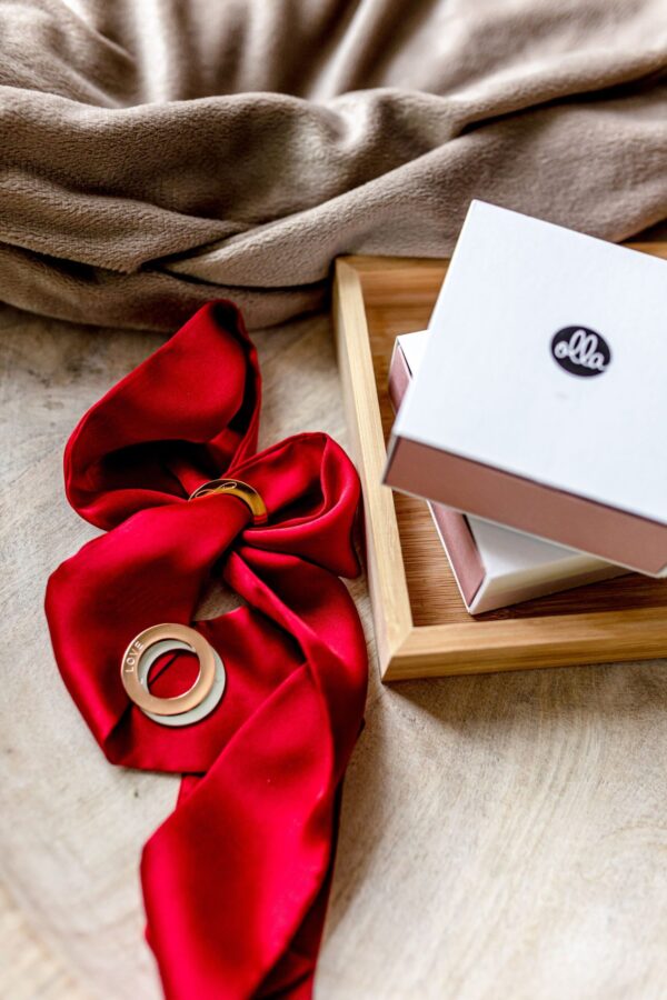 Satin Ribbon Bracelet - LOVE
