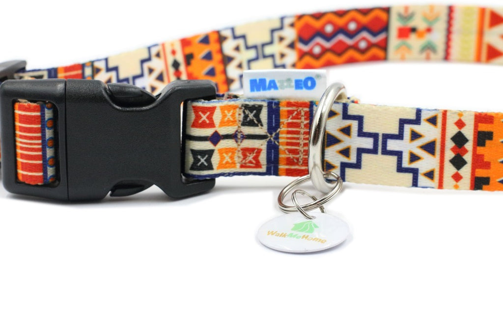 Quick Fastning Dog Collar - Boho