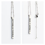Necklace with Pendant - Make it Happen / Anything is Possible