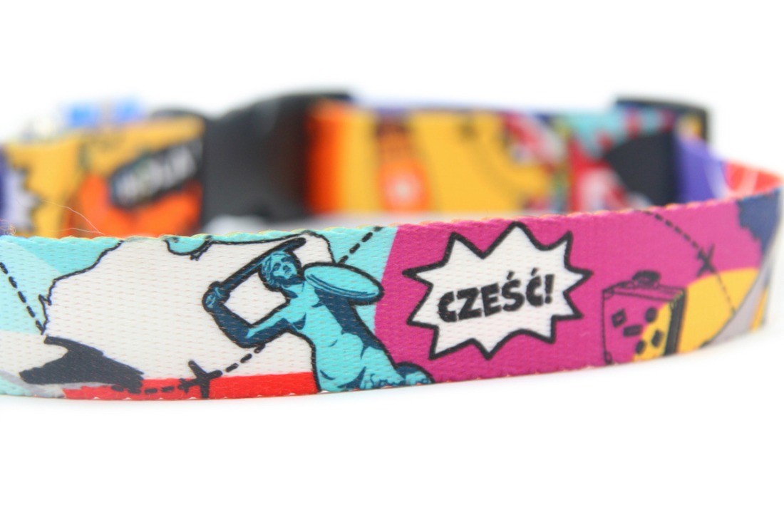 Collar With A Plastic Bucle – Travel