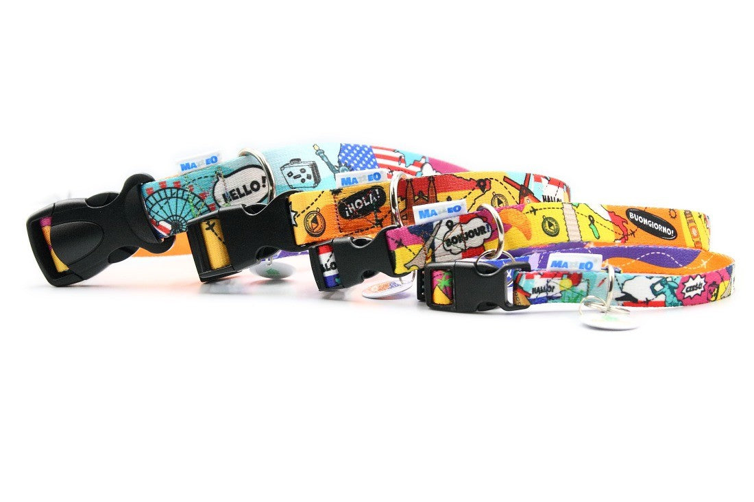 Collar With A Plastic Bucle – Travel