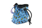 Dog treat Bag - Blue Graffiti