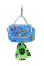 Dog Waste Bag Dispenser - Blue Graffiti