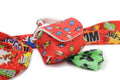 Dog Waste Bag Dispenser - Red Graffiti