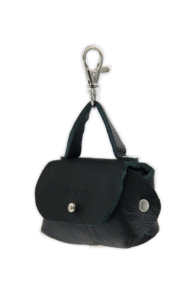 Matteo Bellissima dog waste bag holder in black