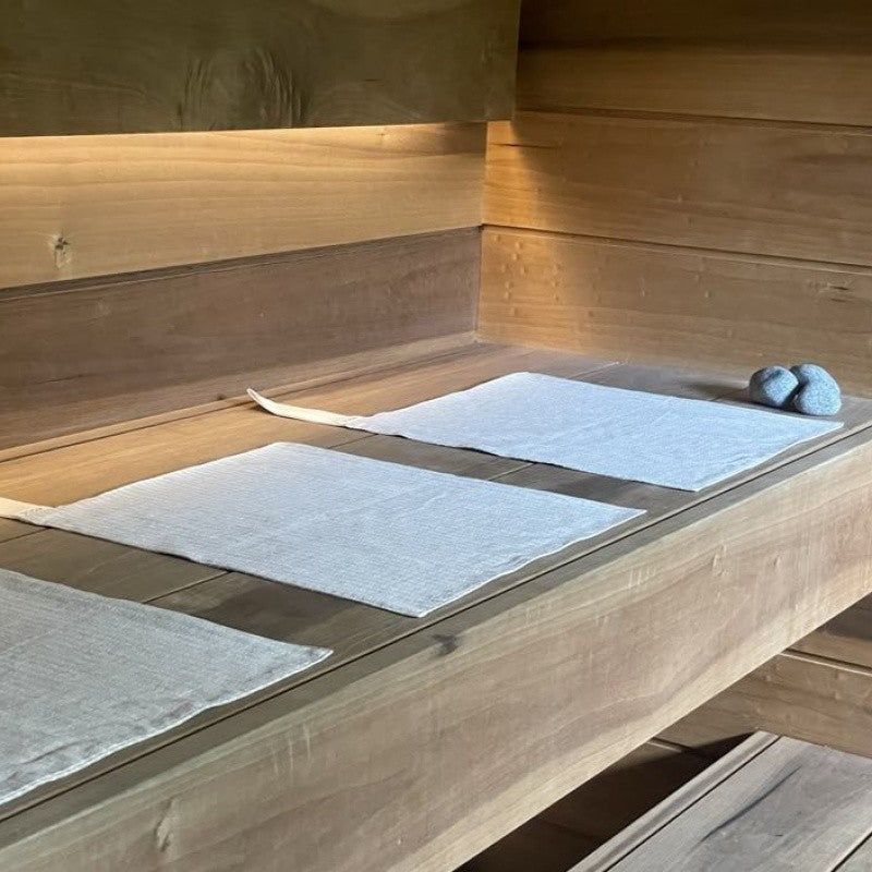 Linen Sauna Seat Cover