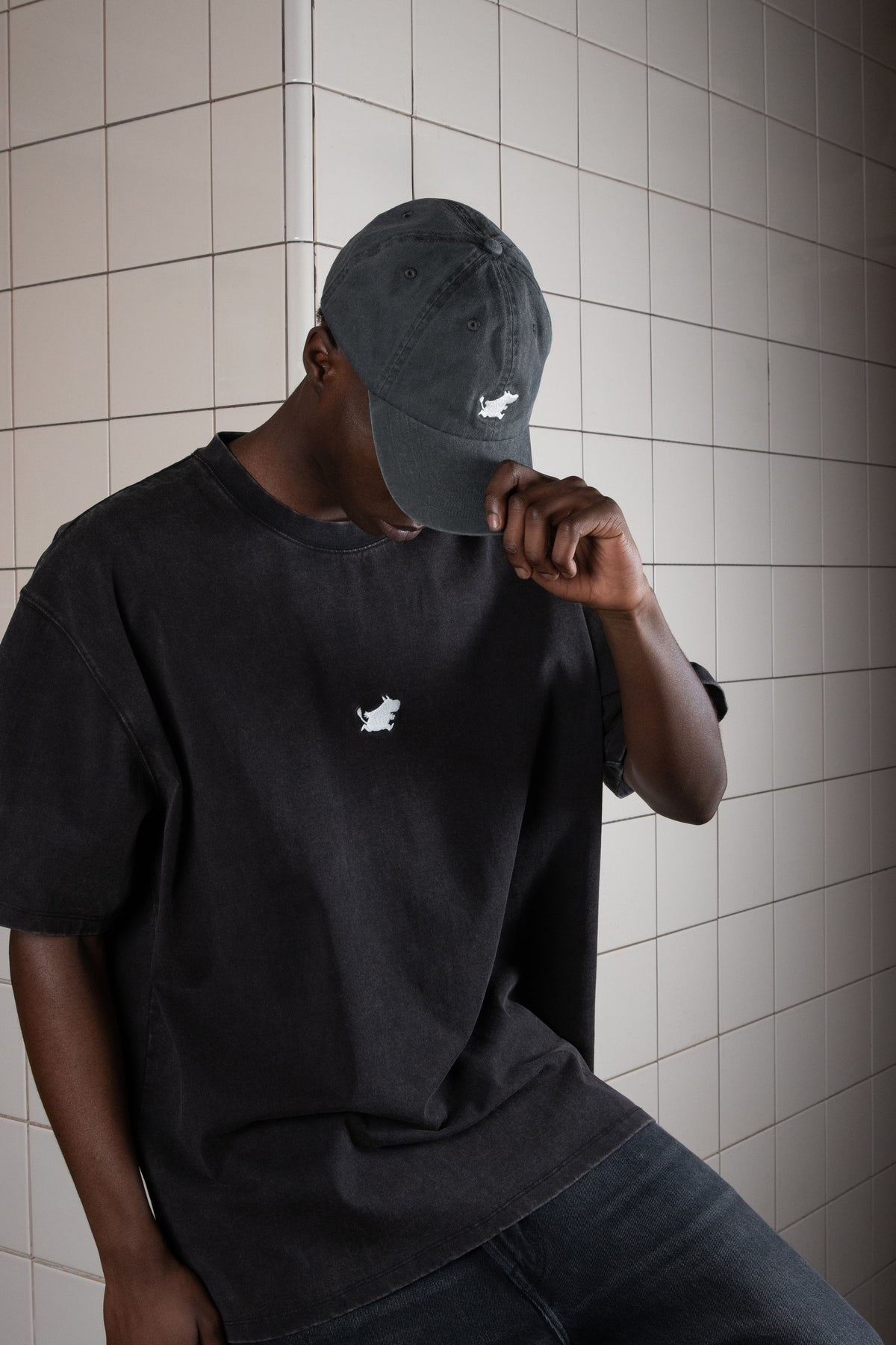 Moomin Classics Denim Dad Cap - Dark Grey