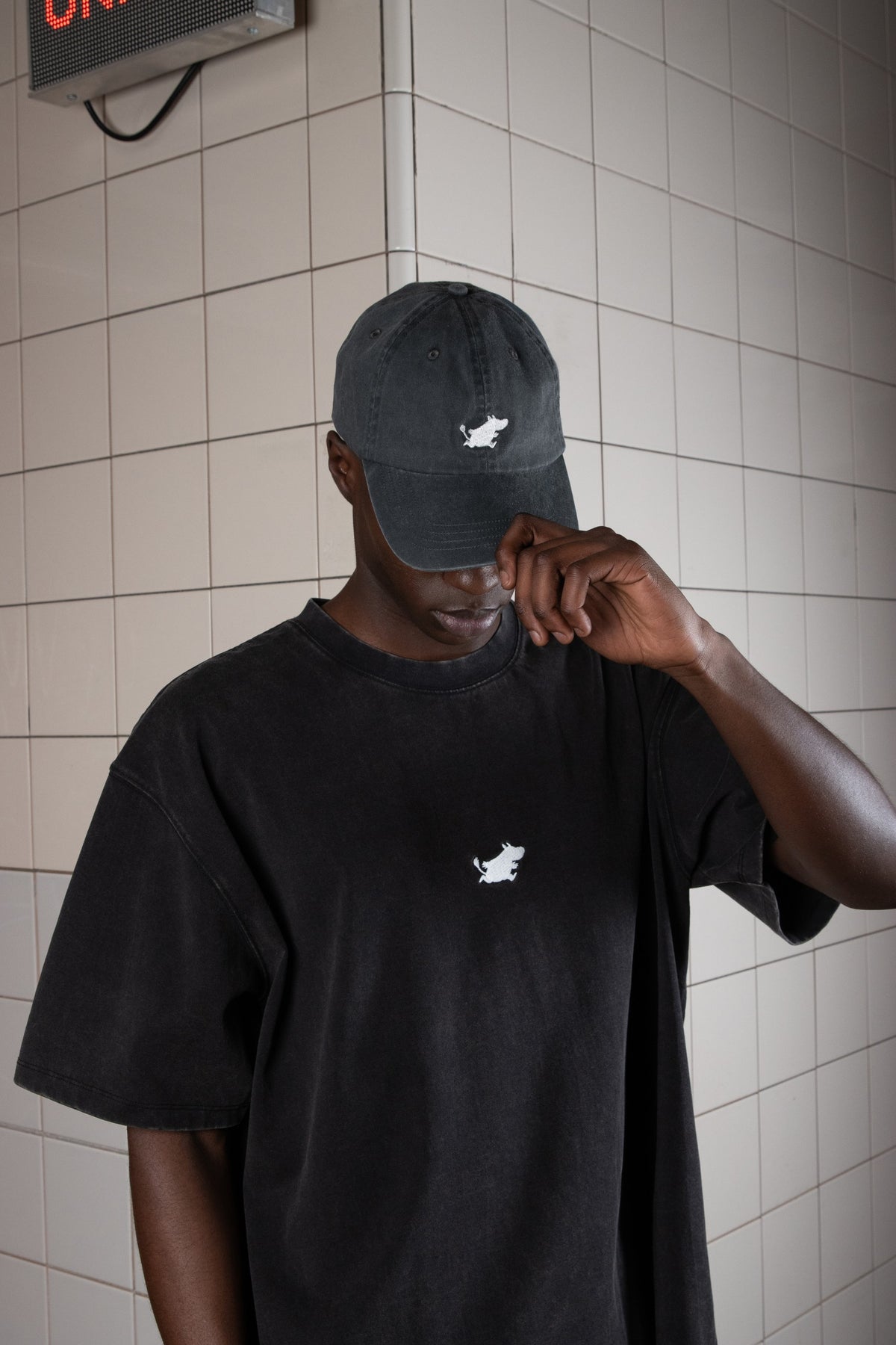 Moomin Classics Denim Dad Cap - Dark Grey