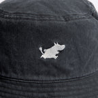 Moomin Classics Washed Denim Bucket Hat - Black