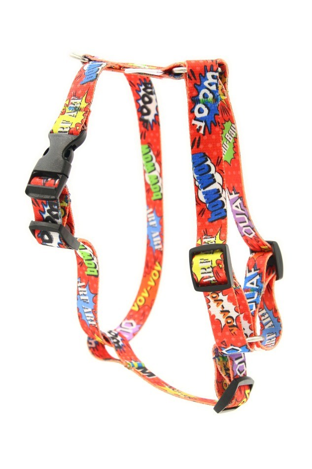 Nylon Harness – Red Graffiti