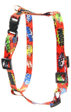 Nylon Harness – Red Graffiti