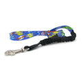 Shock Absorbing Dog Leash - Blue Graffiti